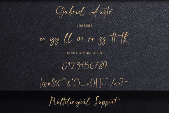 Gabriel Auste Font Poster 9