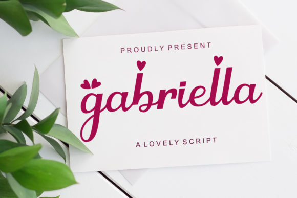 Gabriella Font Poster 1