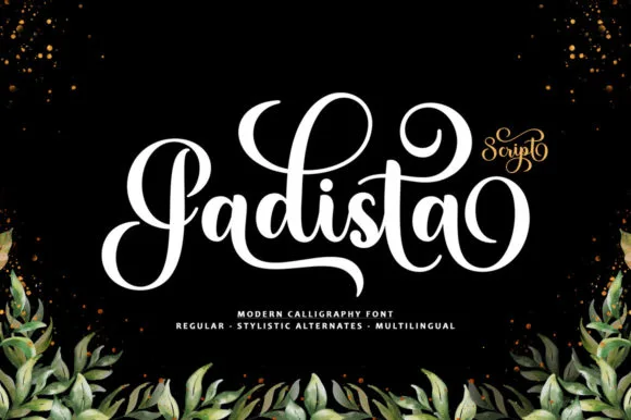 Gadista Script Font Gadista Script Font Poster 1