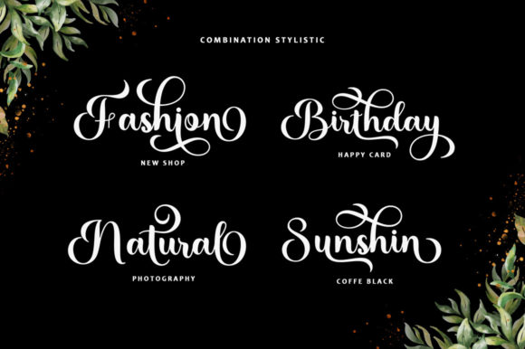 Gadista Script Font Poster 4