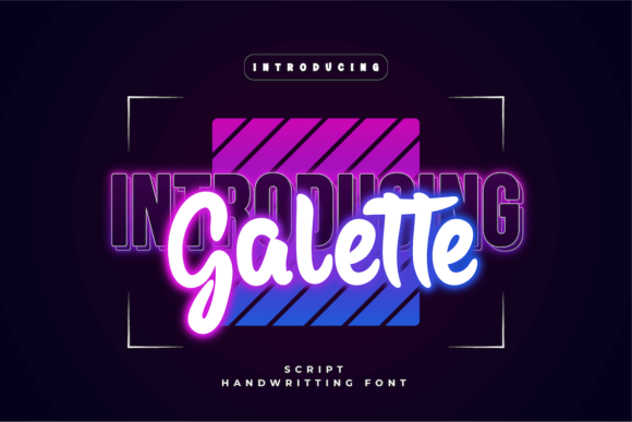 Galette Font Poster 1