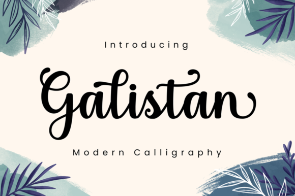 Galistan Font Galistan Font Poster 1