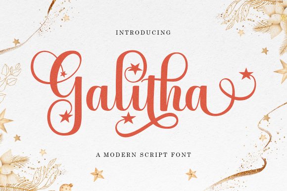 Galitha Font Poster 1