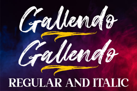 Gallendo Font Poster 18