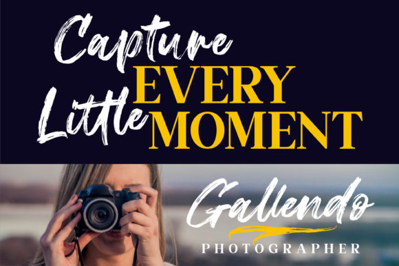 Gallendo Font Poster 5
