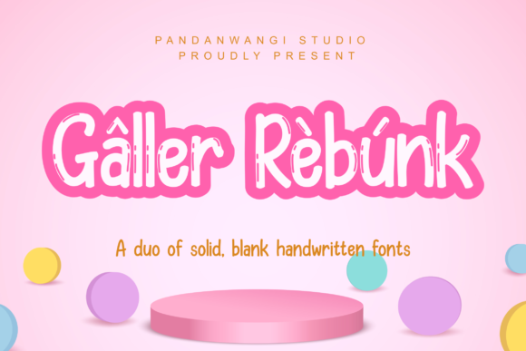 Galler Rebunk Font Galler Rebunk Font Poster 1
