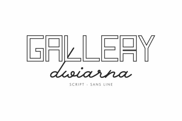 Gallery Dwiarna Font Poster 1
