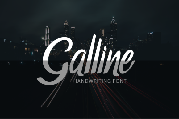 Galline Font Poster 1