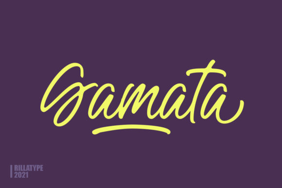 Gamata Font Poster 1