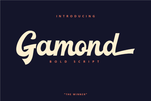 Gamond Font Poster 1