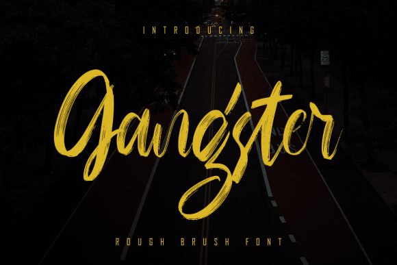 Gangster Font Poster 1