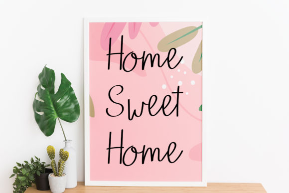 Garden Font Poster 3