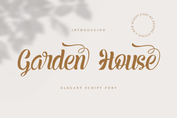 Garden House Font Poster 1