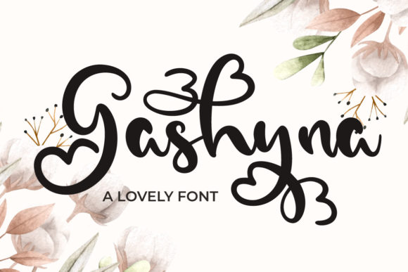 Gashyna Font Poster 1