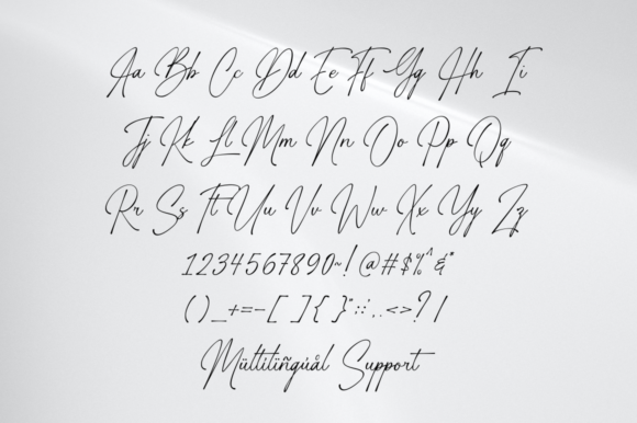 Gasthony Signature Font Poster 11