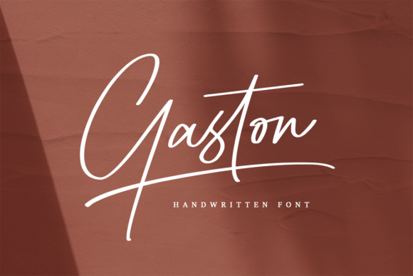 Gaston Font Poster 1