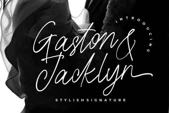 Gaston & Jacklyn Font Poster 1