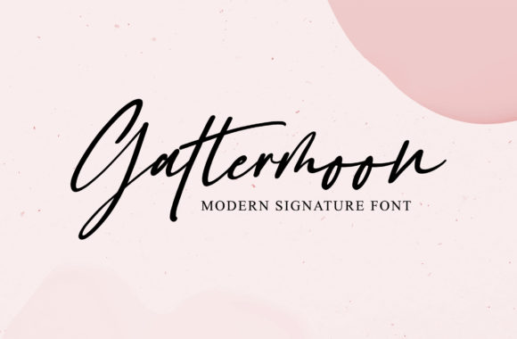 Gattermoon Font Poster 1