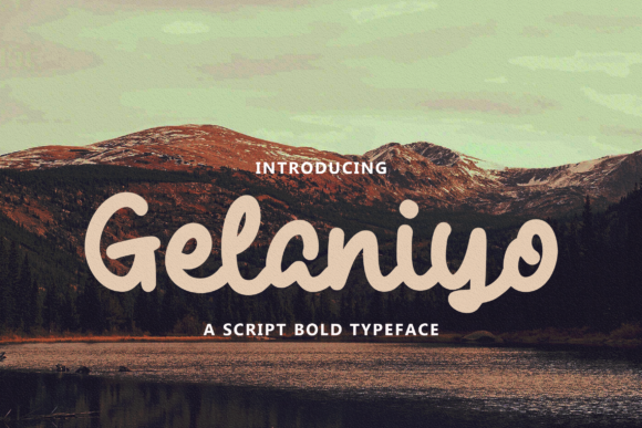 Gelaniyo Font Poster 1