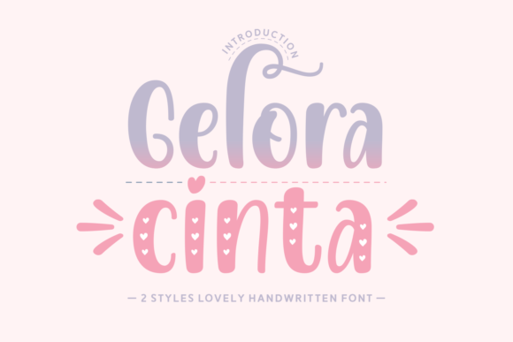 Gelora Cinta Font Poster 1