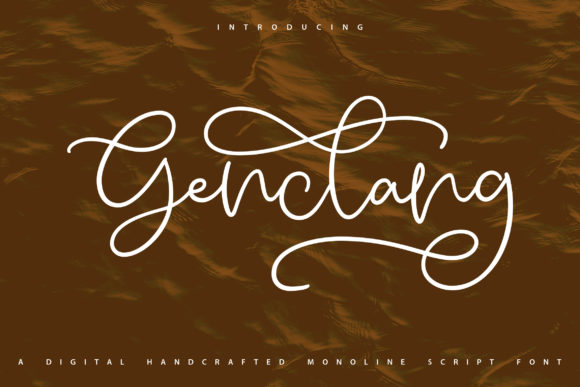 Genclang Font Poster 1