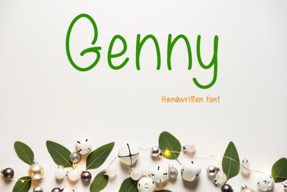 Genny Font Poster 1