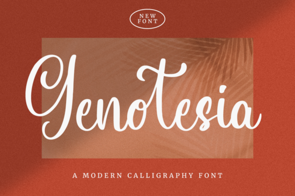 Genotesia Font Poster 1