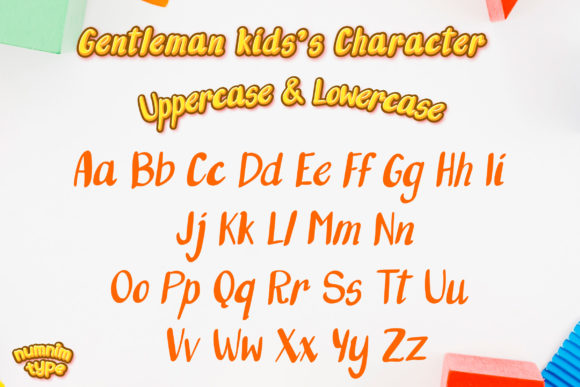 Gentleman Kids Font Poster 2