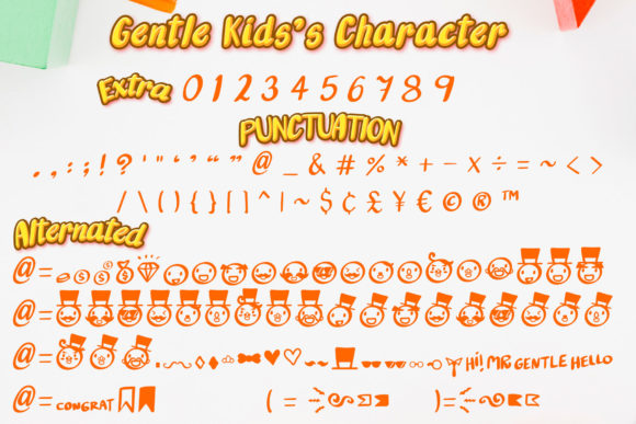 Gentleman Kids Font Poster 3