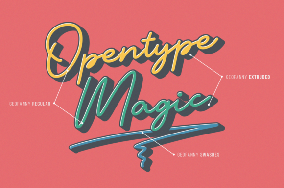 Geofanny Font Poster 2