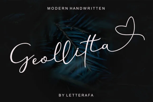 Geollitta Font Geollitta Font Poster 1