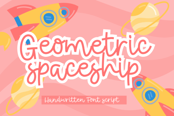 Geometric Spaceship Font