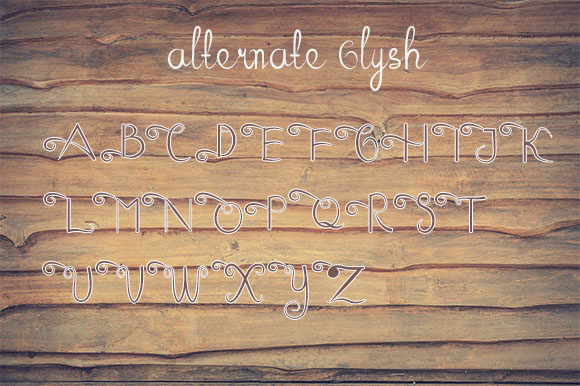 Geriy and Reika Font Poster 6