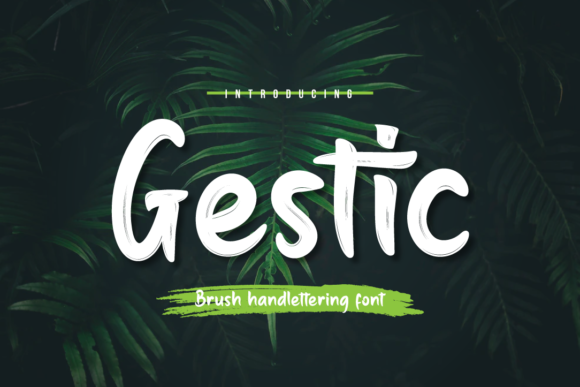 Gestic Font