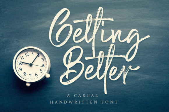 Getting Better Font Poster 1