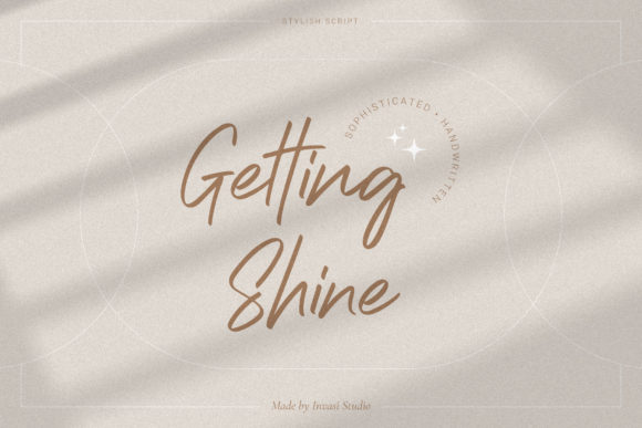 Getting Shine Font Poster 1