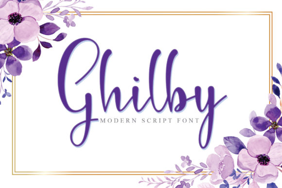 Ghilby Font Poster 1
