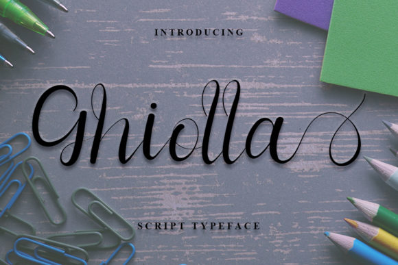 Ghiolla Font Poster 1