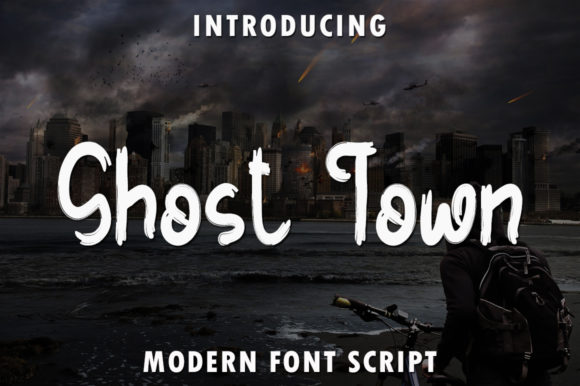 Ghost Town Font Poster 1