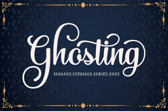 Ghosting Font