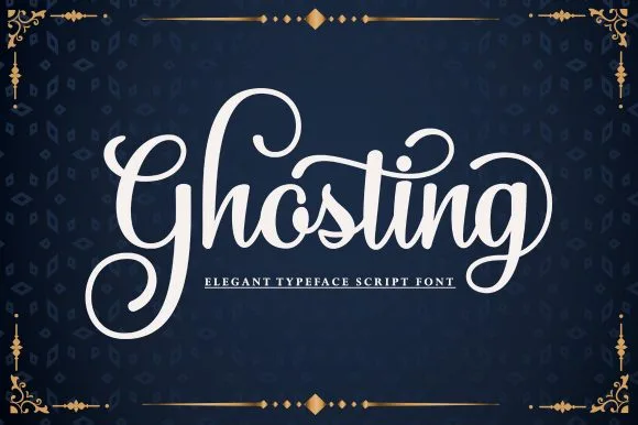 Ghosting Font Ghosting Font Poster 1