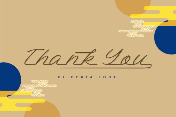 Gilberta Font Poster 6