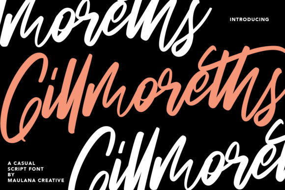 Gillmoreths Font Poster 1