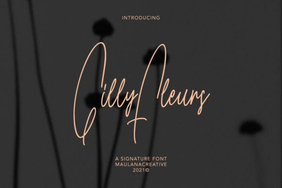 Gilly Fleurs Font