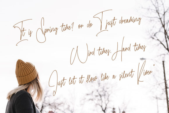 Gilly Fleurs Font Poster 6