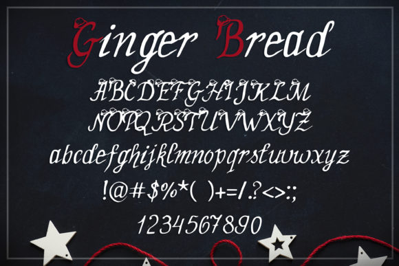 Ginger Bread Font Poster 2