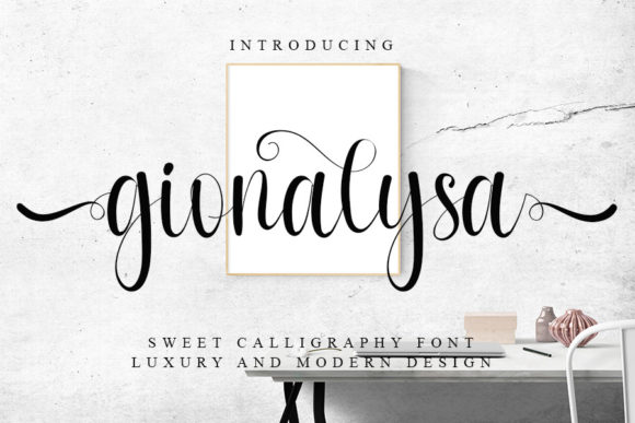Gionalysa Font Poster 1