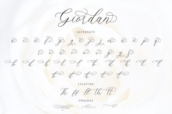 Giordan Font Poster 9
