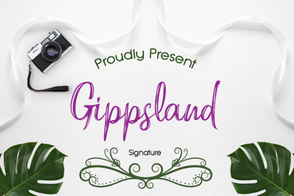 Gippsland Font Poster 1
