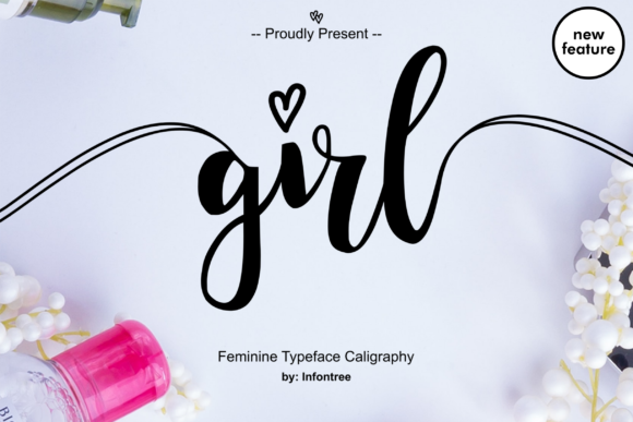 Girl Font Poster 1